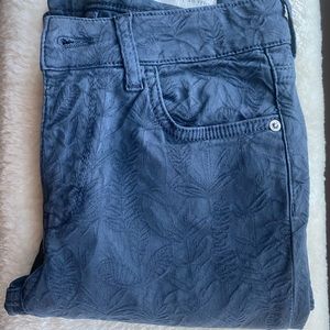 Anthropolgie Botanical High Rise Skinny Pants 🌿